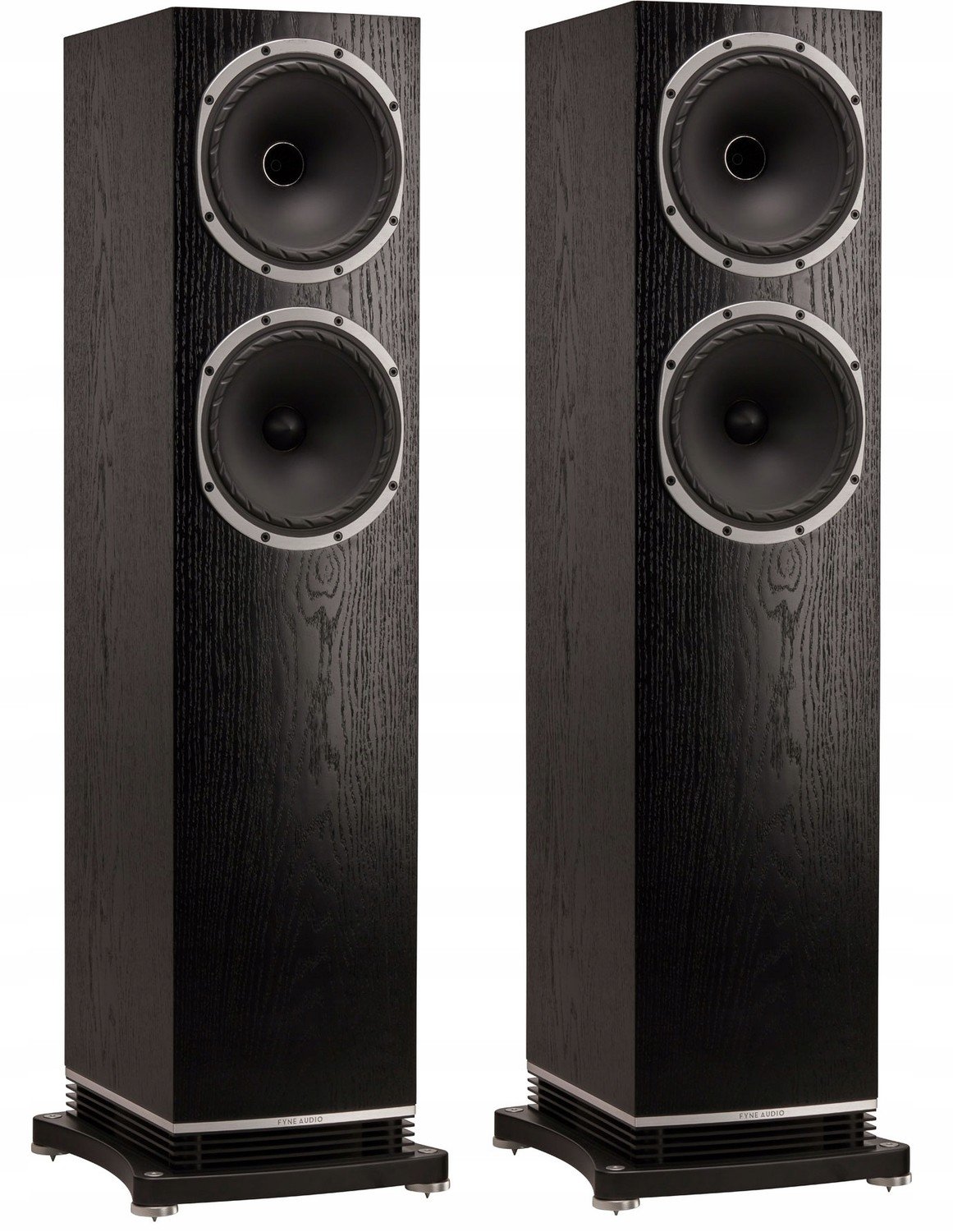 Fyne Audio F502 Podlahový Sloupek Black Oak Para