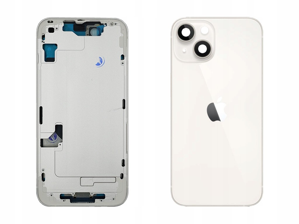 iPhone 14 Tělo Rámeček Zadní Bílá