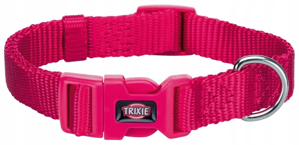 Trixie obojek Premium, fuchsie - M - L: 35 - 55 cm obvod krku, Š 20 mm