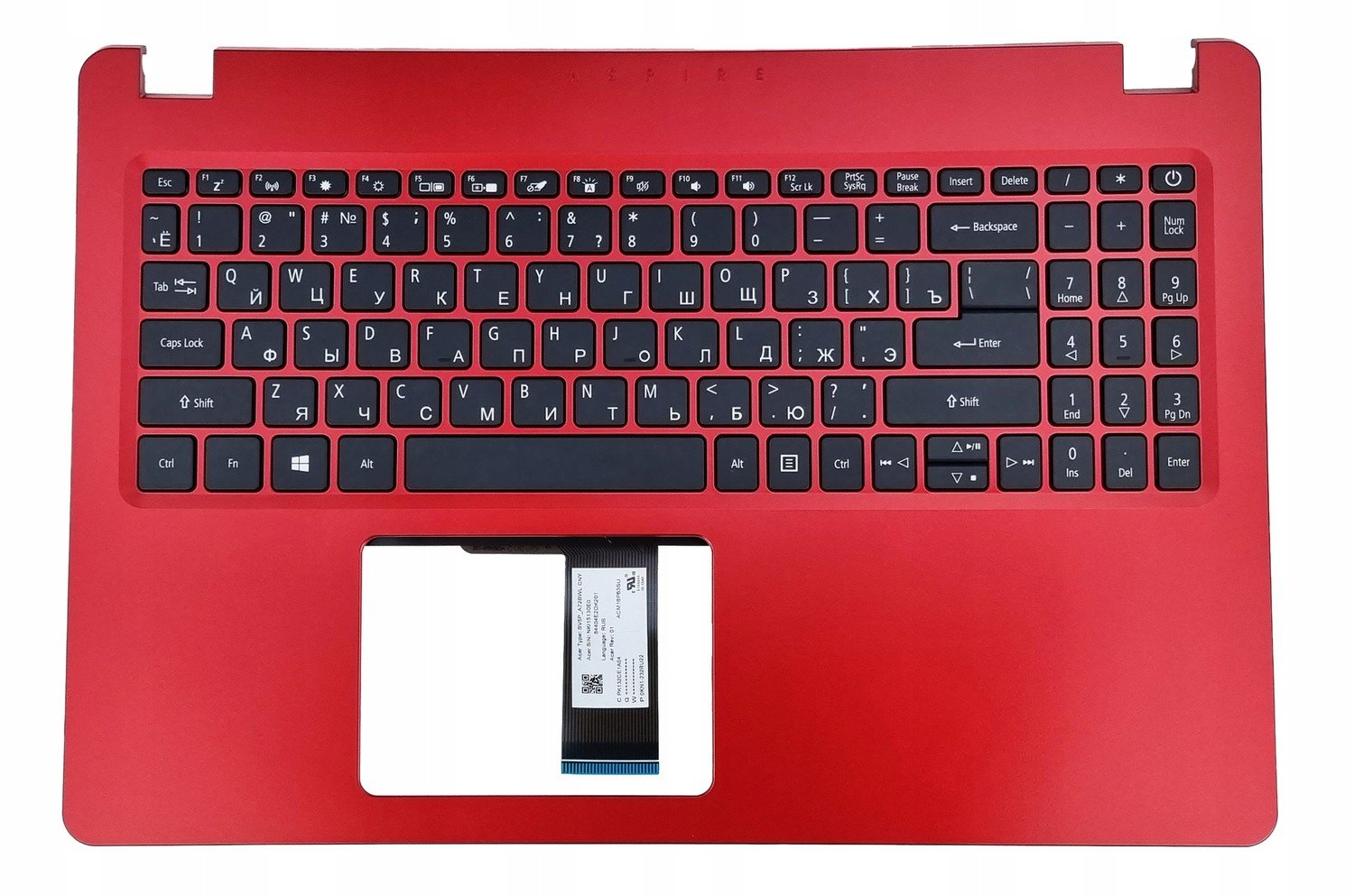 Horní Kryt Klávesnice Acer A515-52G A515-52 Ruská Podsvícená