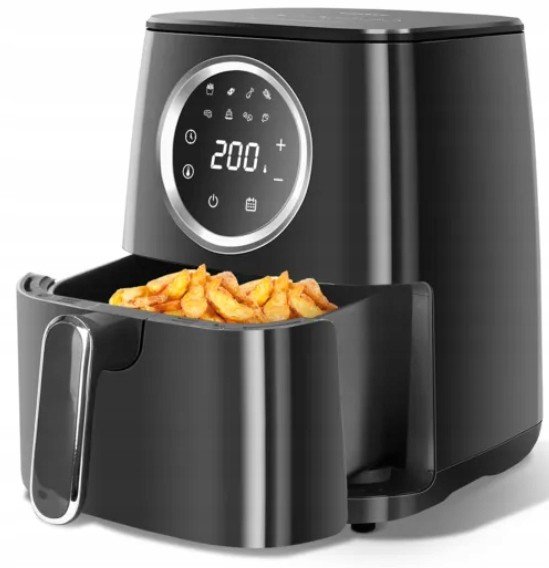 Frytkownica Beztřetí air fryer 4.2L Moc 1400W Okno