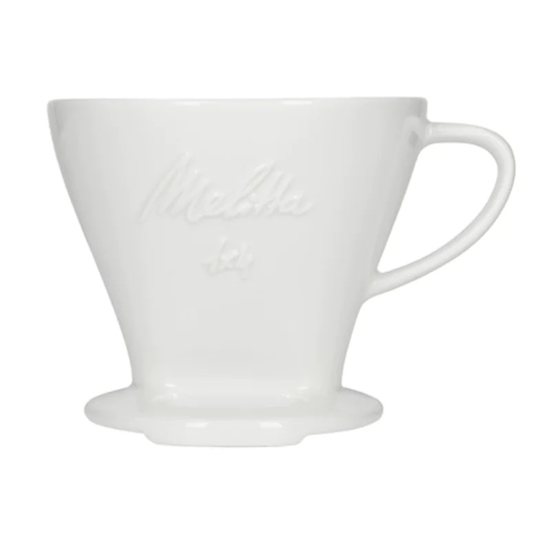 Melitta porcelánový dripper na kávu 1x4 bílý