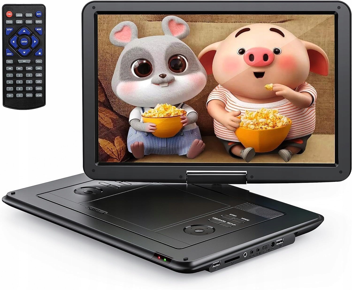 Přenosné DVD Yoton 17,5'' Usb Sd Black Akce