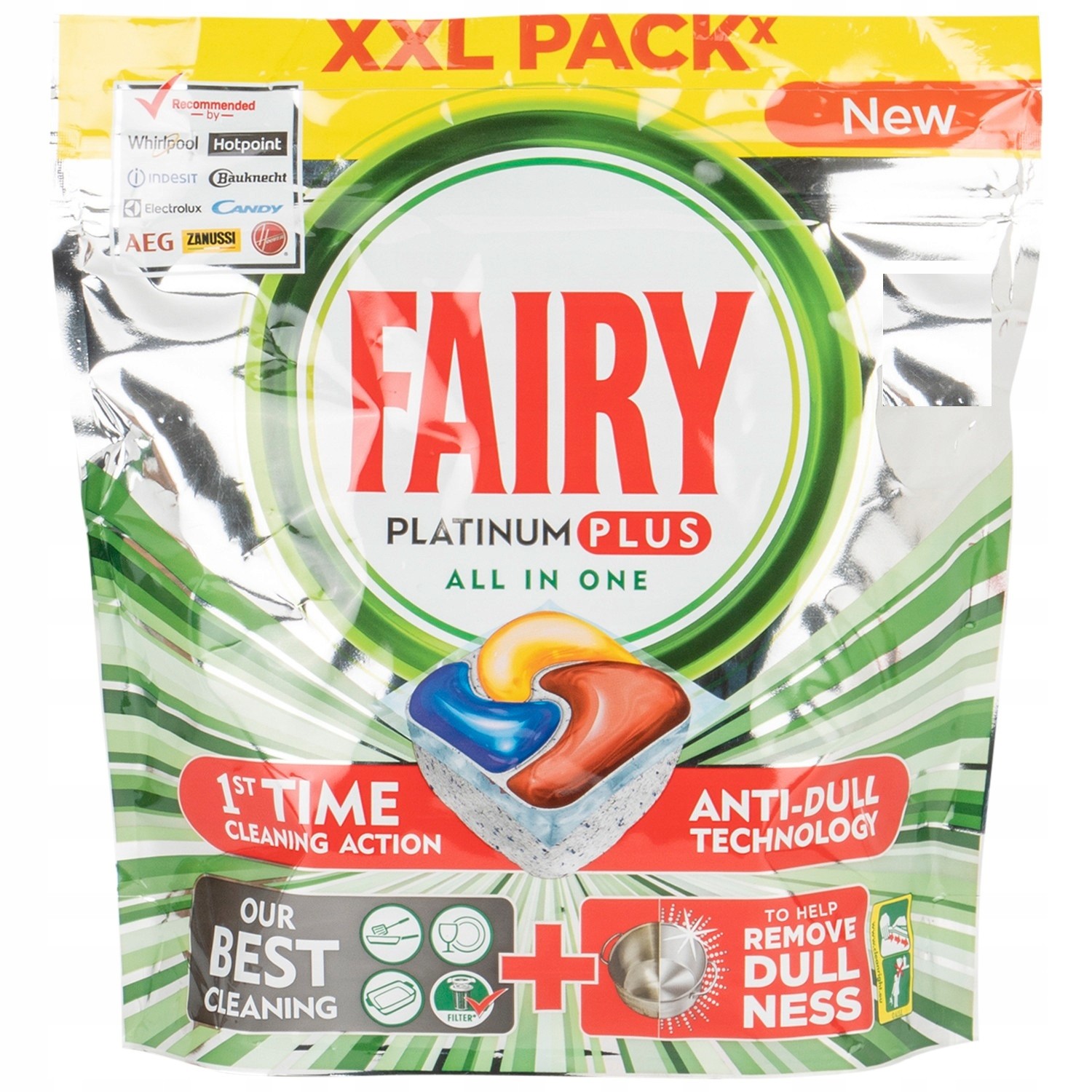 Fairy Platinum Plus Citron Tablety do myčky All In One, 63 tablet