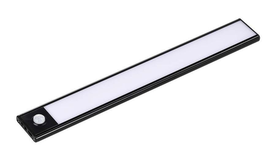 LED Solution Černé nábytkové LED svítidlo 40cm 2W s pohybovým čidlem 2963