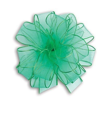 Brizzolari Stahovací stuha VELETTA - zelená - 13 cm - 15 ks - 456-21456-09