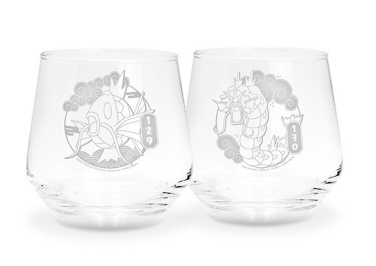 ABY STYLE Sklenička Pokemon - Magikarp & Gyarados