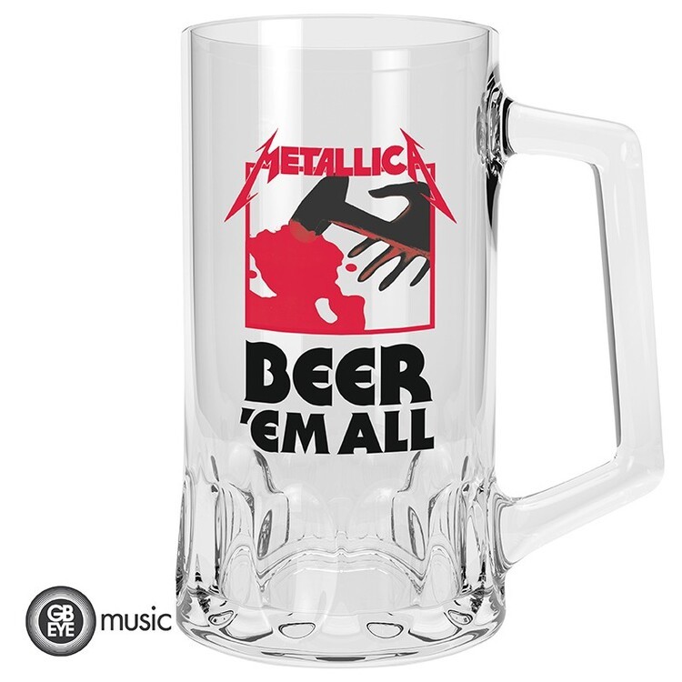 ABY STYLE Hrnek Metallica - Beer‘Em All