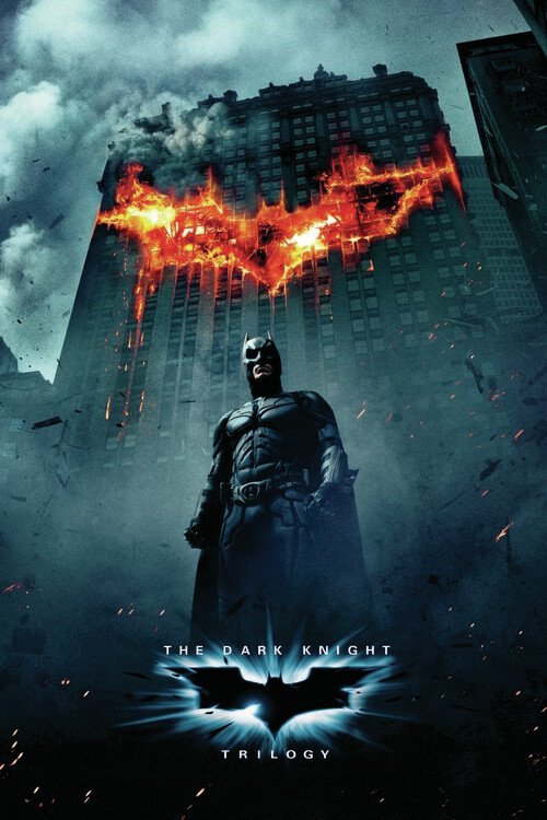 WARNER BROS Plakát, Obraz - The Dark Knight Trilogy - Batman, (61 x 91.5 cm)
