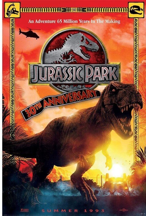 PYRAMID Plakát, Obraz - Jurassic Park - 30th Anniversary, (61 x 91.5 cm)