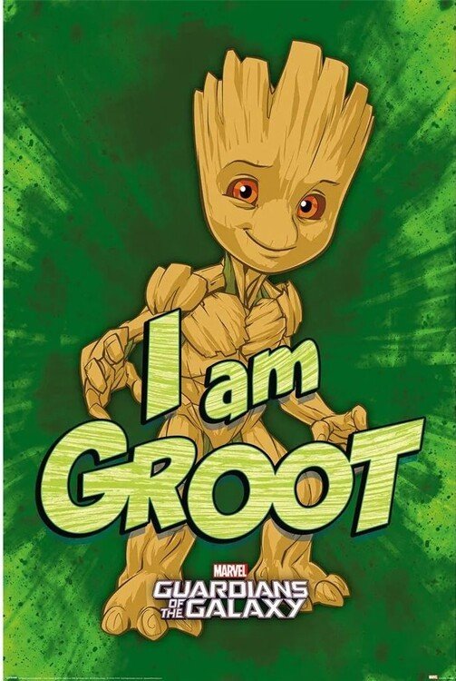PYRAMID Plakát, Obraz - Guardians of the Galaxy - I am Groot, (61 x 91.5 cm)