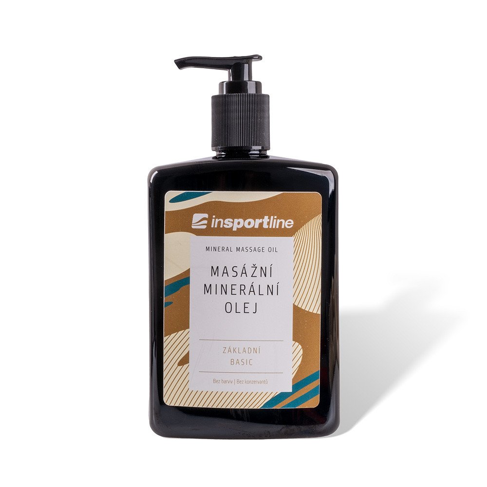 inSPORTline Masážní minerální olej základní 500 ml