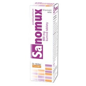 Sanomux 600mg šumivá tableta 10