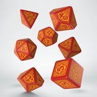 Q-Workshop Dragon Slayer Red/Orange Dice Set (7)
