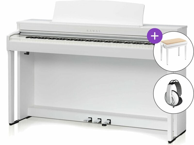 Kawai CN301 SET Premium Satin White Digitální piano