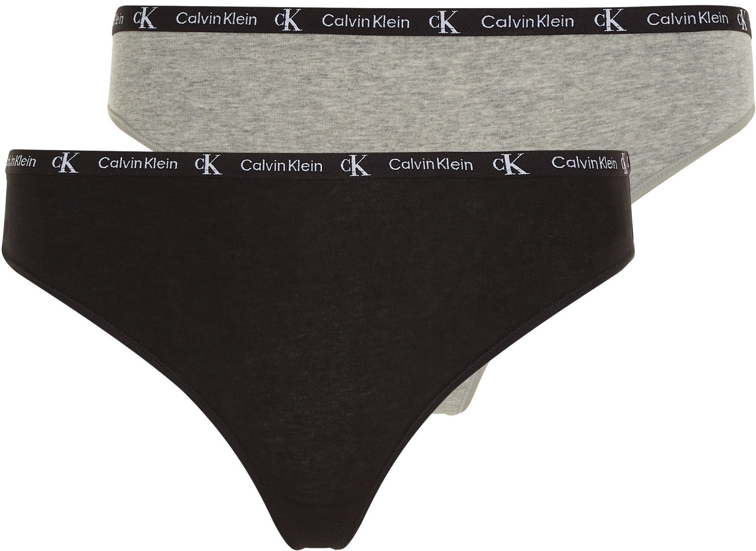 Calvin Klein 2 PACK - dámská tanga CK96 QD3990E-BGH S