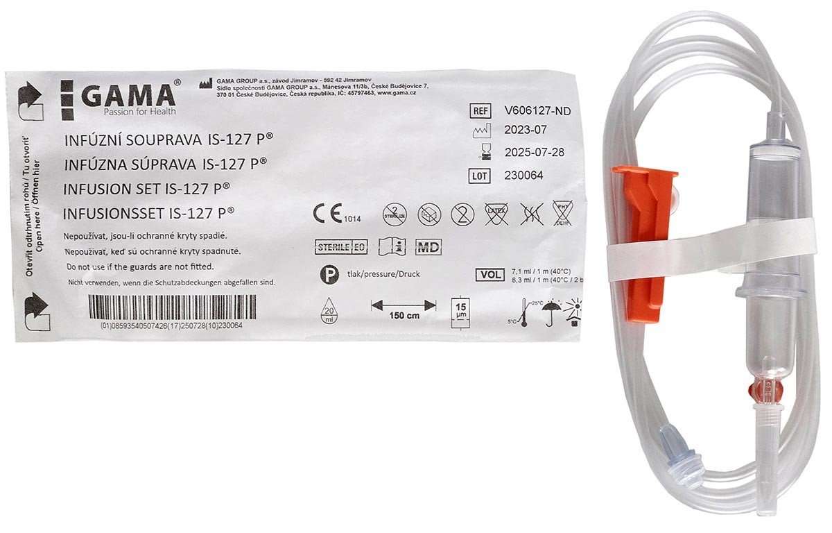 GAMA GROUP, a.s. INFUZNÍ SET IS-127 P (5 kusů)