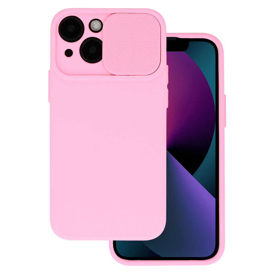 Camshield Soft pro Iphone 15 Světle růžová