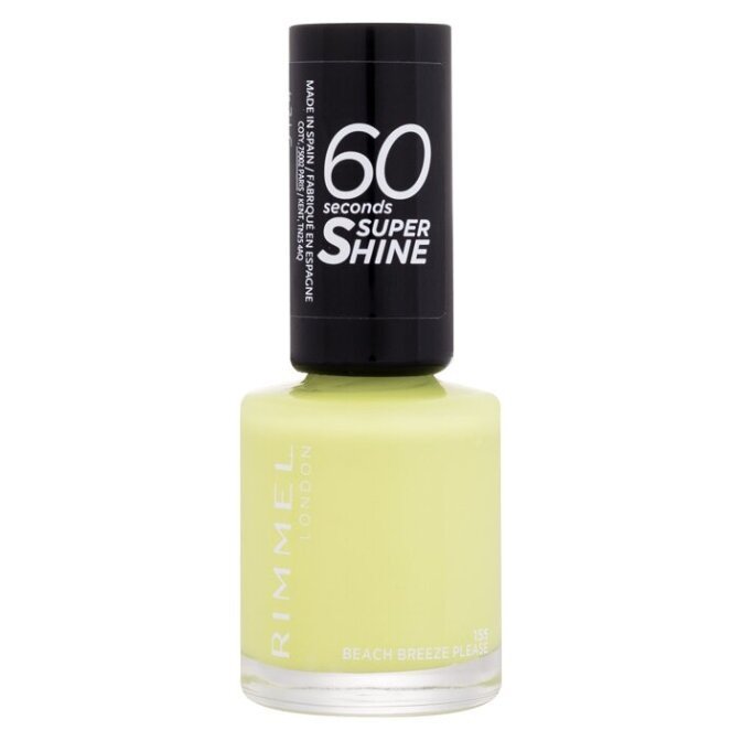 RIMMEL LONDON 60 Seconds Lak na nehty 155 Beach Breeze Please 8 ml