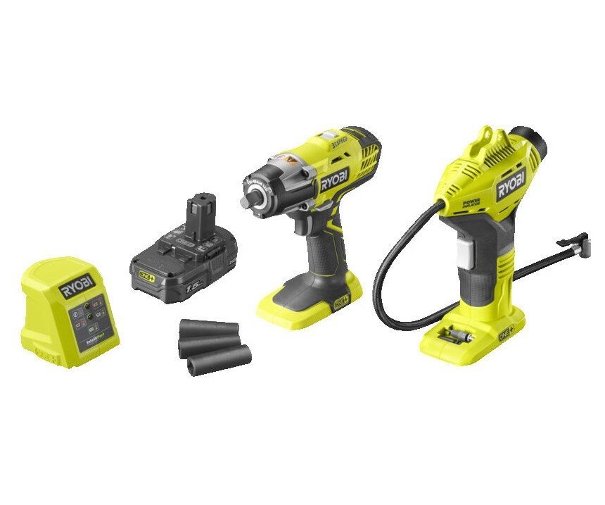 Ryobi R18IWPI-115G ONE+ sada aku nářadí 1x1.5Ah