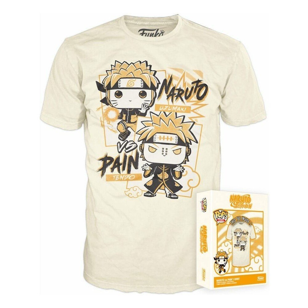 Funko Boxed Tee: Naruto- Naruto vs Pain S