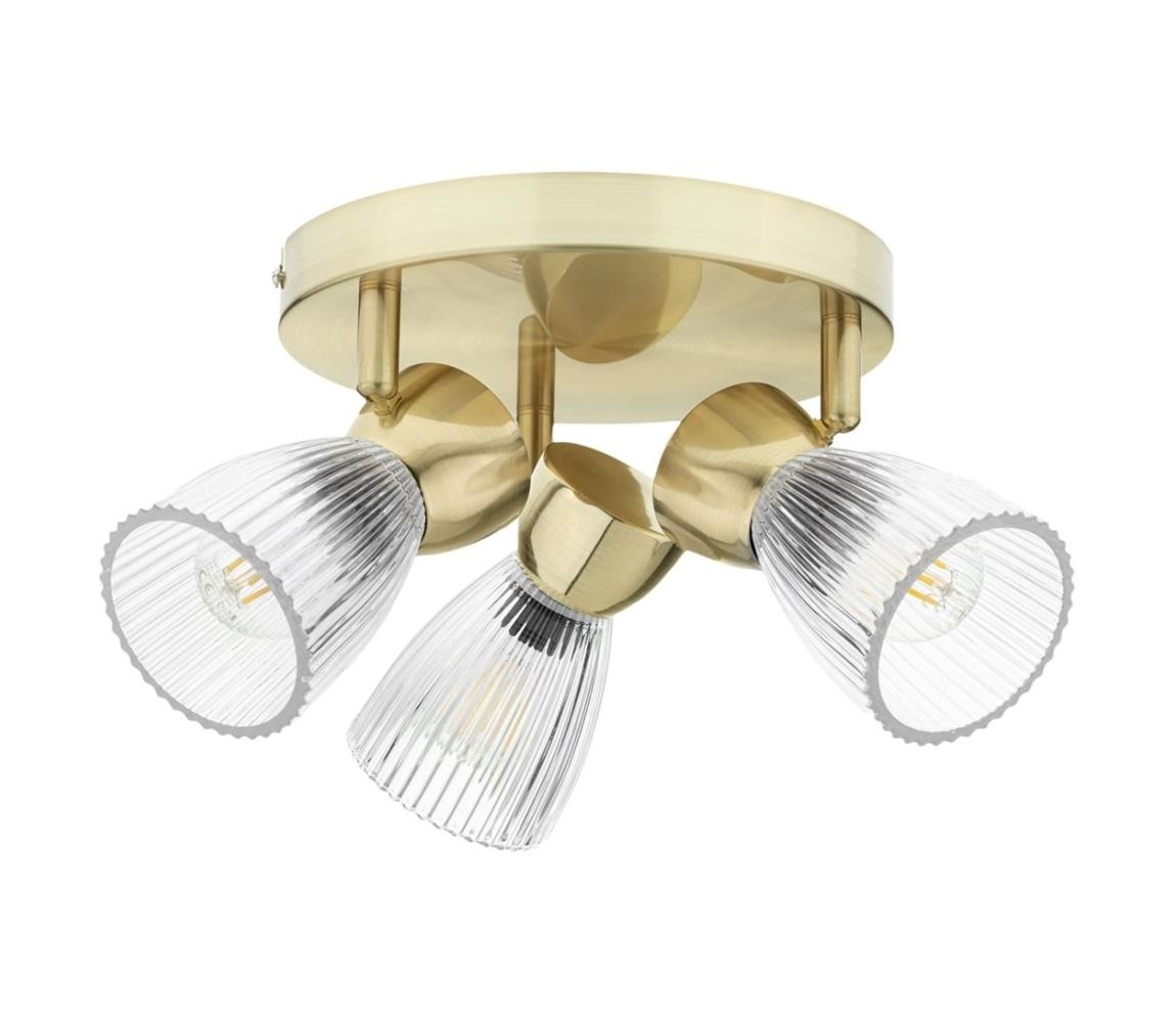 Bodové svítidlo BEST 3xE14/40W/230V zlatá