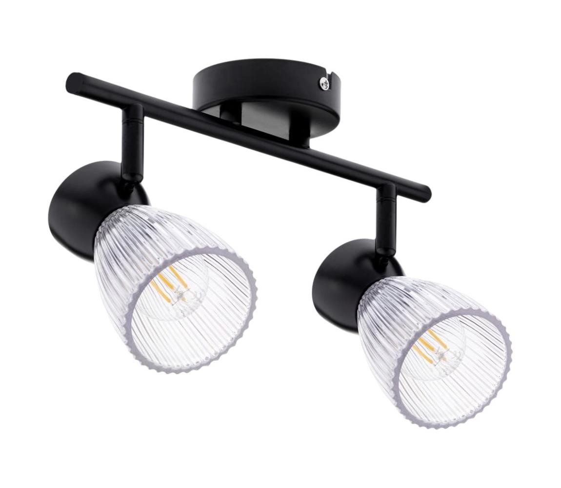 Bodové svítidlo BEST 2xE14/40W/230V černá