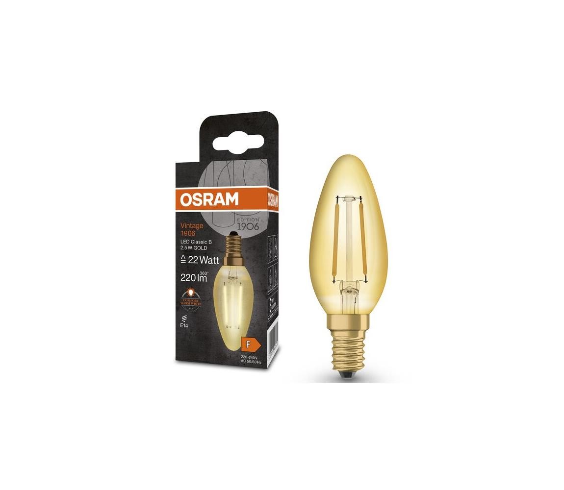 Osram LED Žárovka VINTAGE E14/2,5W/230V 2400K - Osram