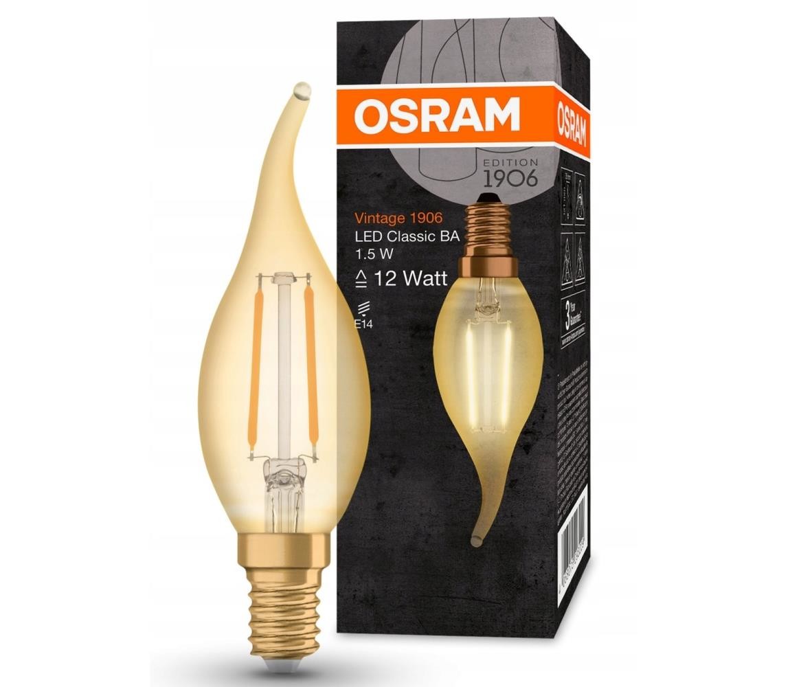 Osram LED Žárovka VINTAGE E14/1,5W/230V 2400K - Osram