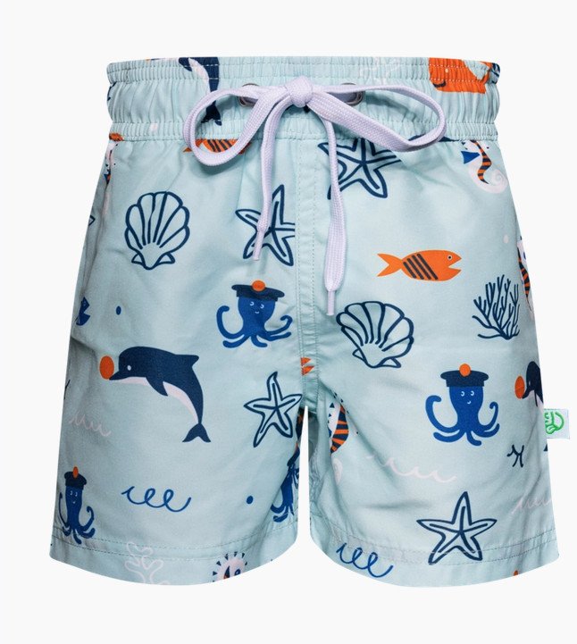 Veselé chlapecké plavky Dedoles Mořští kamarádi (D-K-BW-SSH-C-RP-1258) 4-6 let