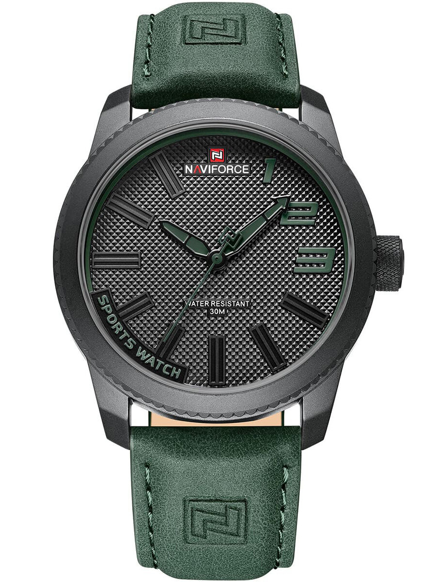 Naviforce Pánské analogové hodinky Lancelig zelená Univerzální