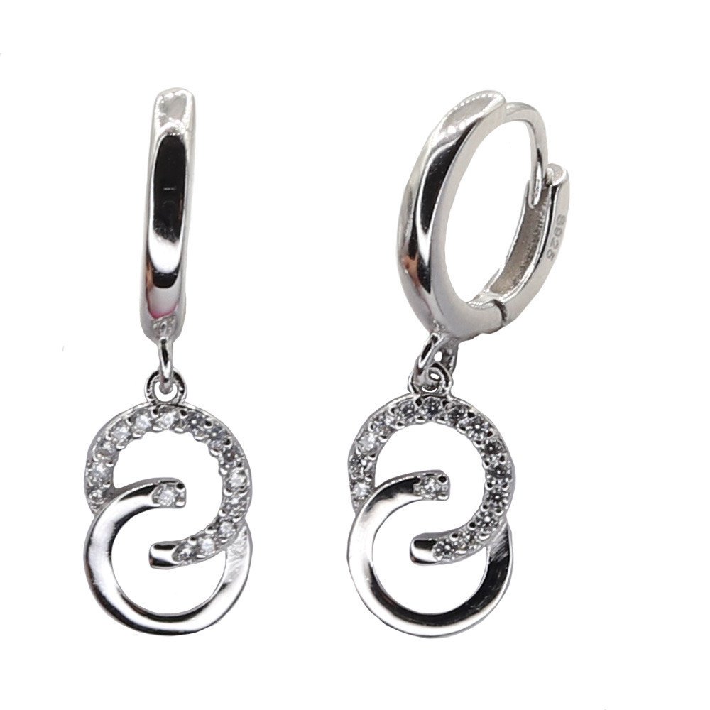 Stříbrné náušnice 105089