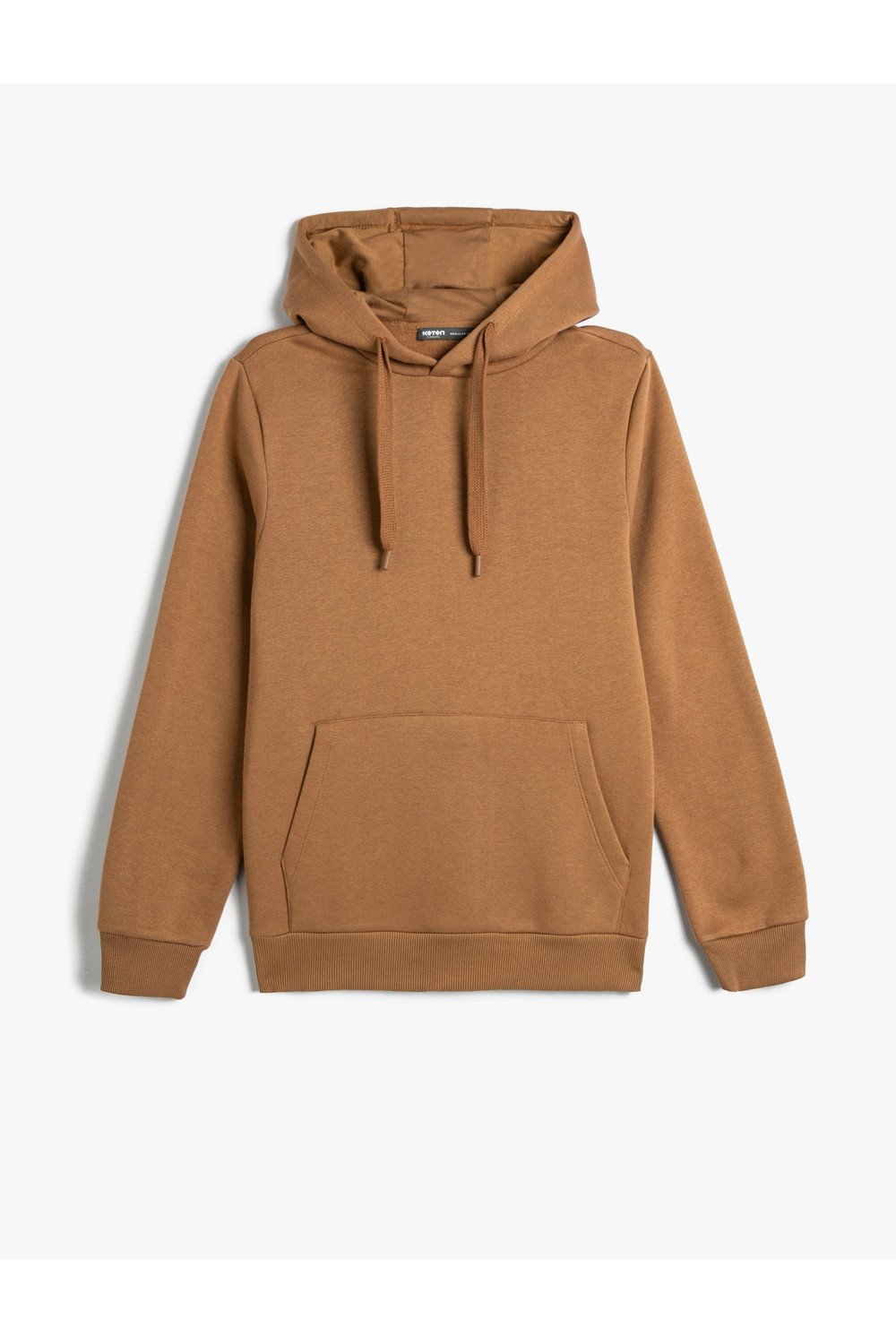 Koton Hooded Sweatshirt Kangaroo Pocket Detail Long Sleeve