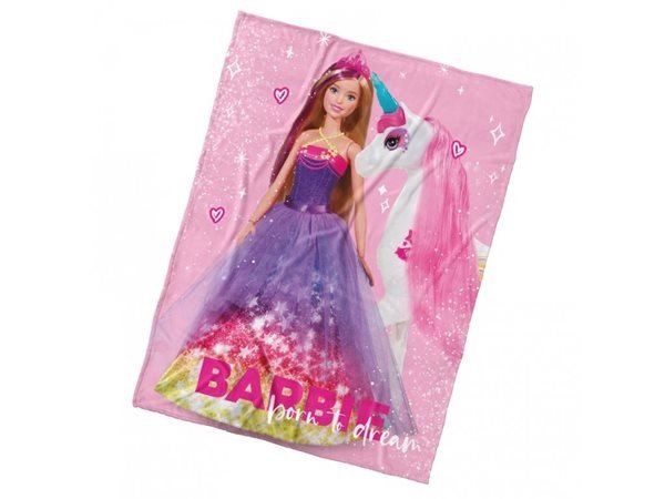 Dětská deka BARBIE A KOUZELNÝ JEDNOROŽEC