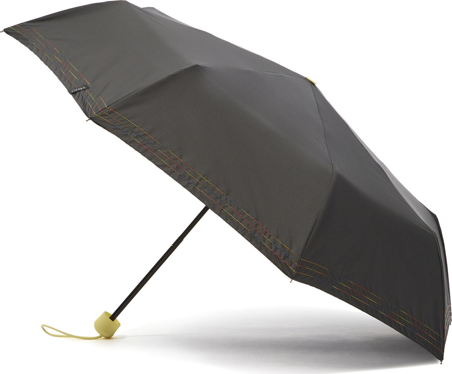 Deštník Esprit Mini Manual 58668 Rainbow Pop Black