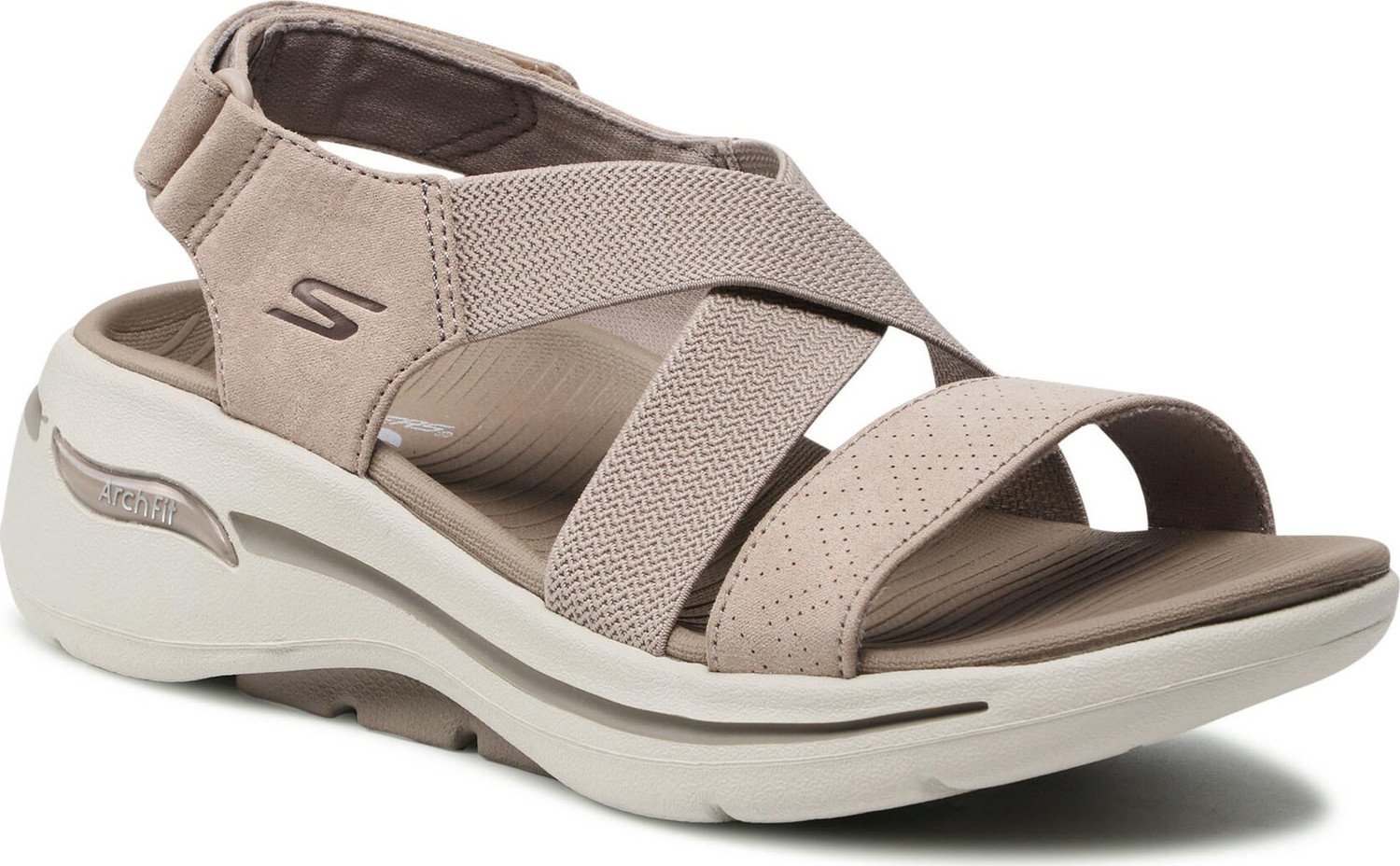 Sandály Skechers Treasured 140257/TPE Taupe