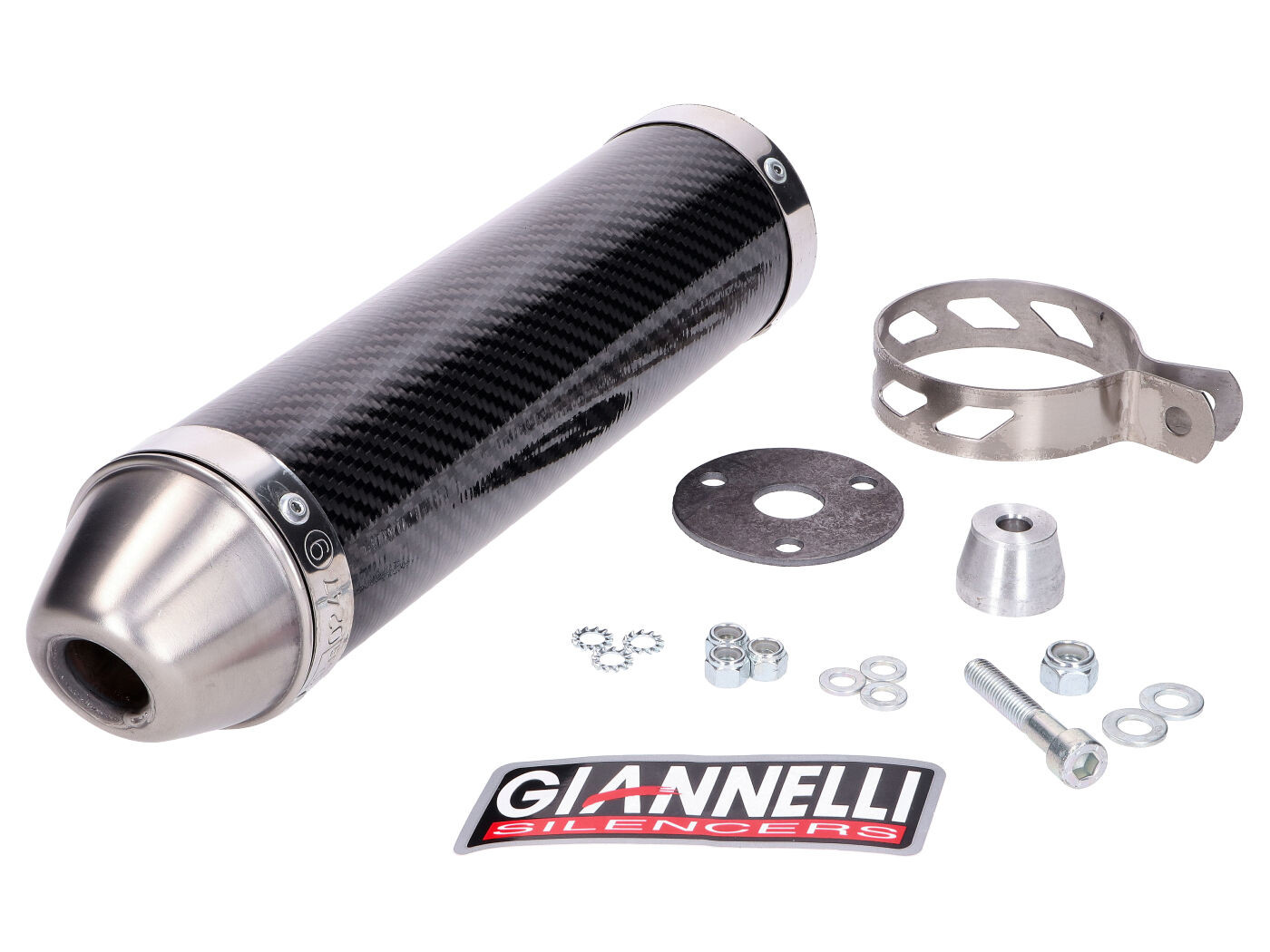 Koncovka výfuku Giannelli karbon, Yamaha TZR 50 04/05 GI-33648HF