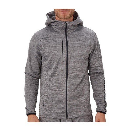 Bauer Mikina Vapor Fleece Zip Hoodie SR, Senior, šedá, M