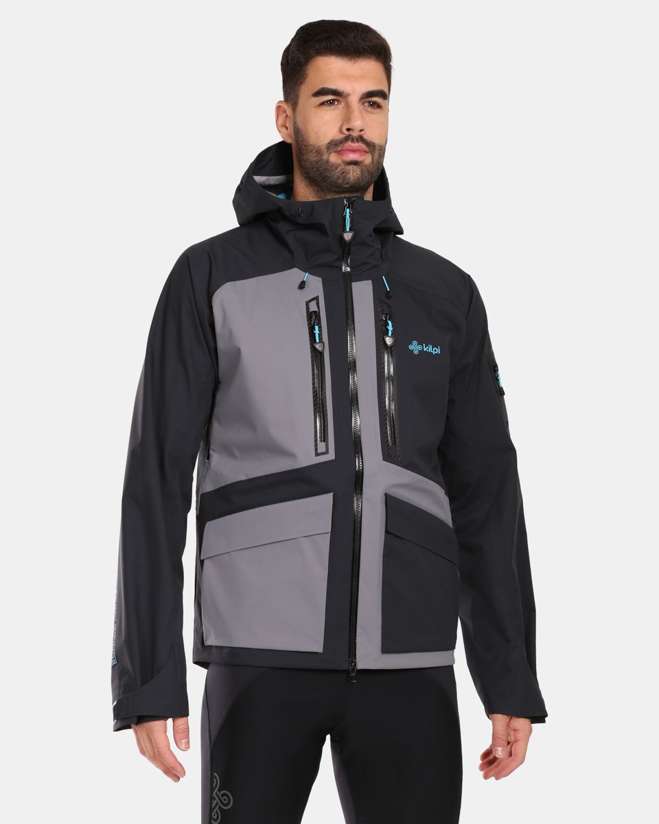 Pánská nepromokavá lyžařská bunda kilpi ltd archer-m černá 3xl