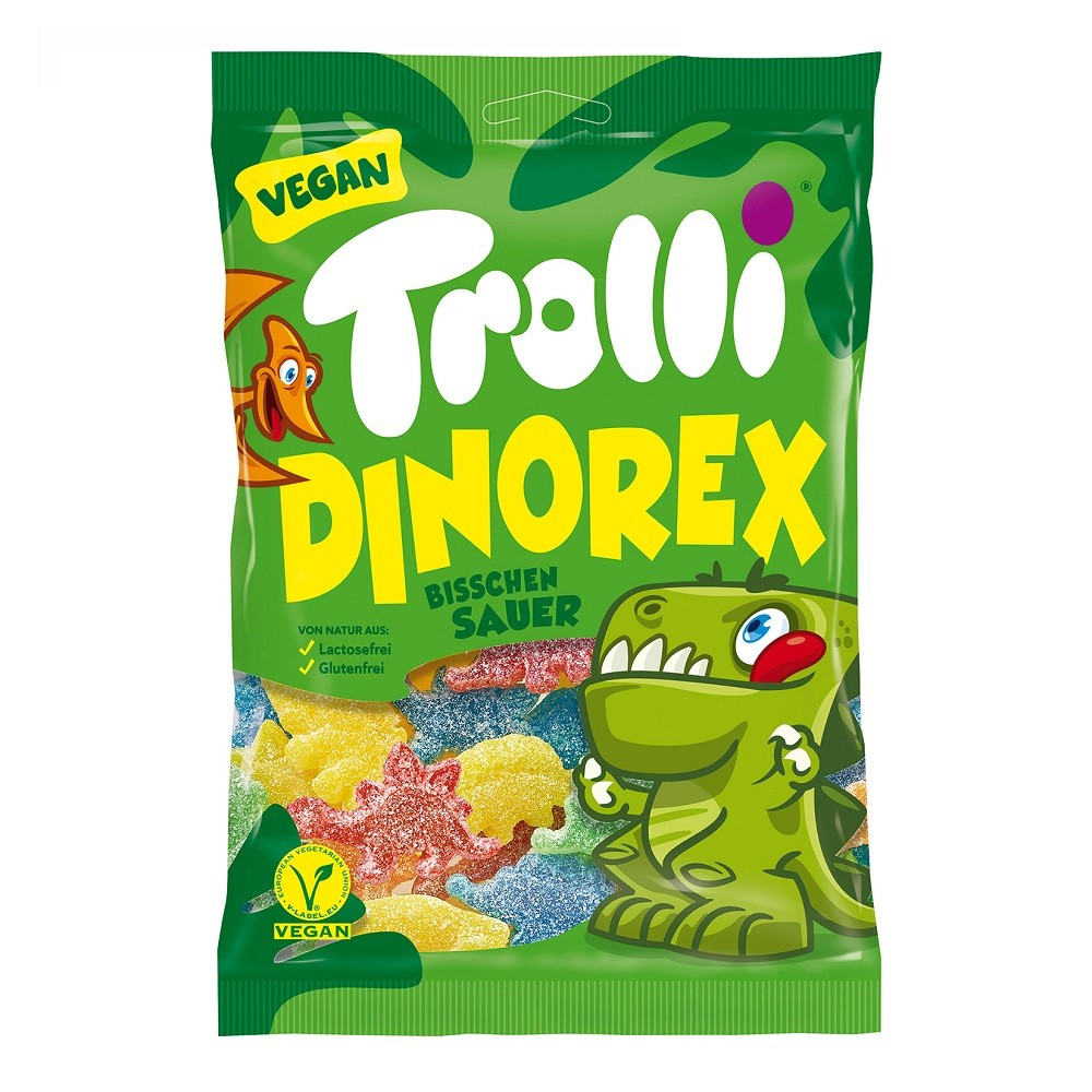 Trolli Dinosauři želé bonbony kyselé 200g