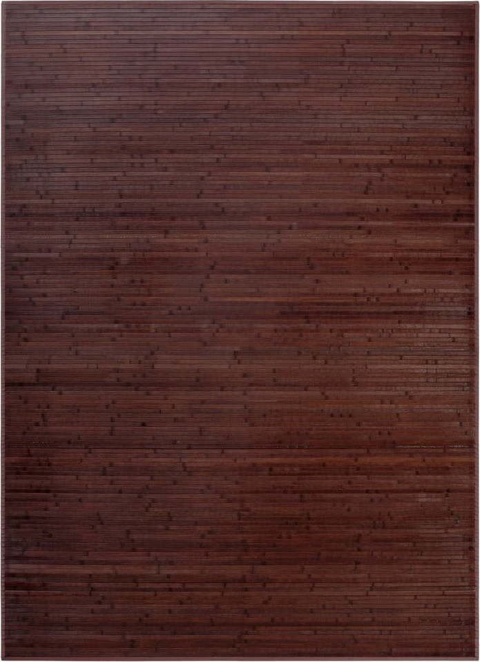 Tmavě hnědý bambusový koberec 180x250 cm – Casa Selección