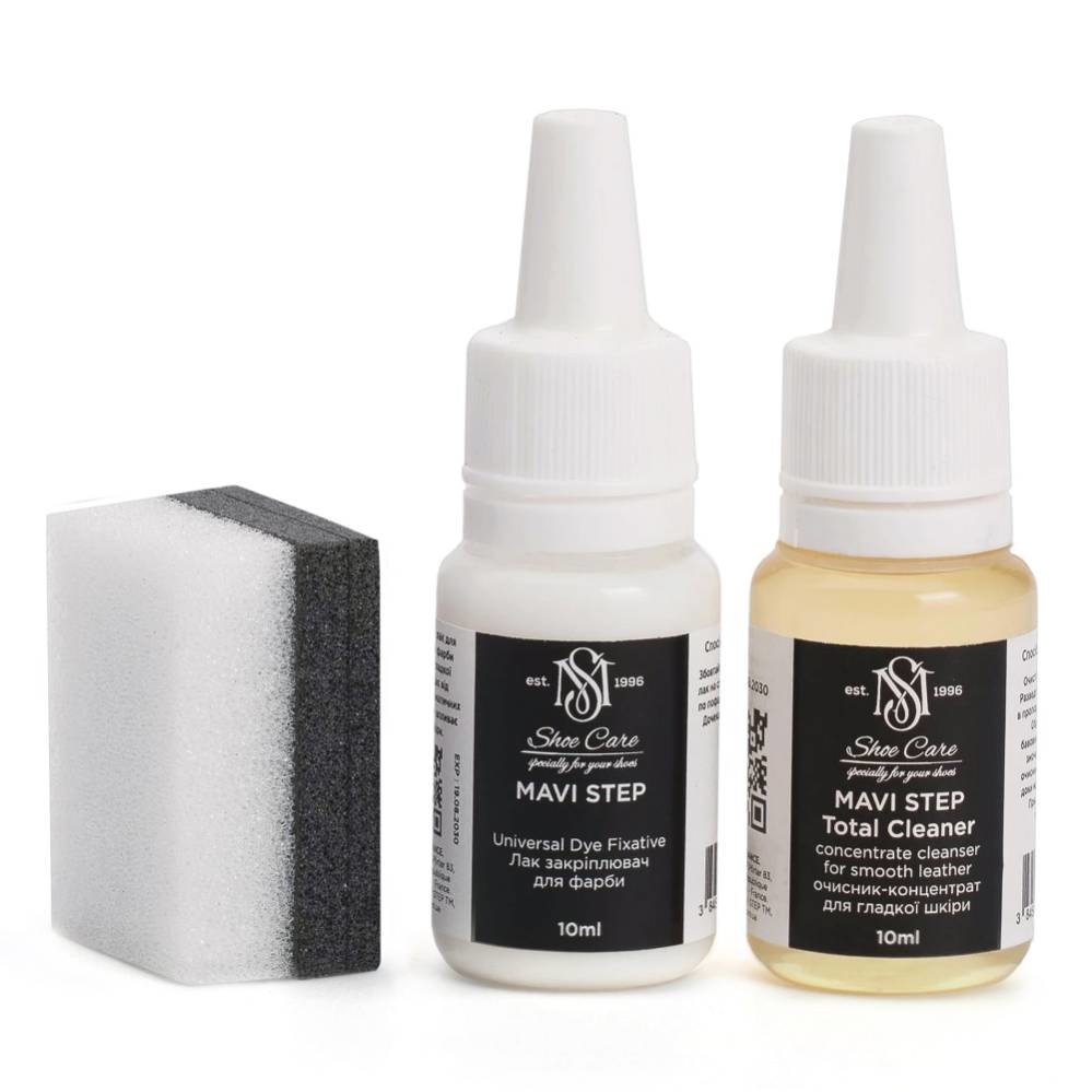 MAVI STEP Neo Trio Leather Treatment Kit for Pre- and Post-Dyeing