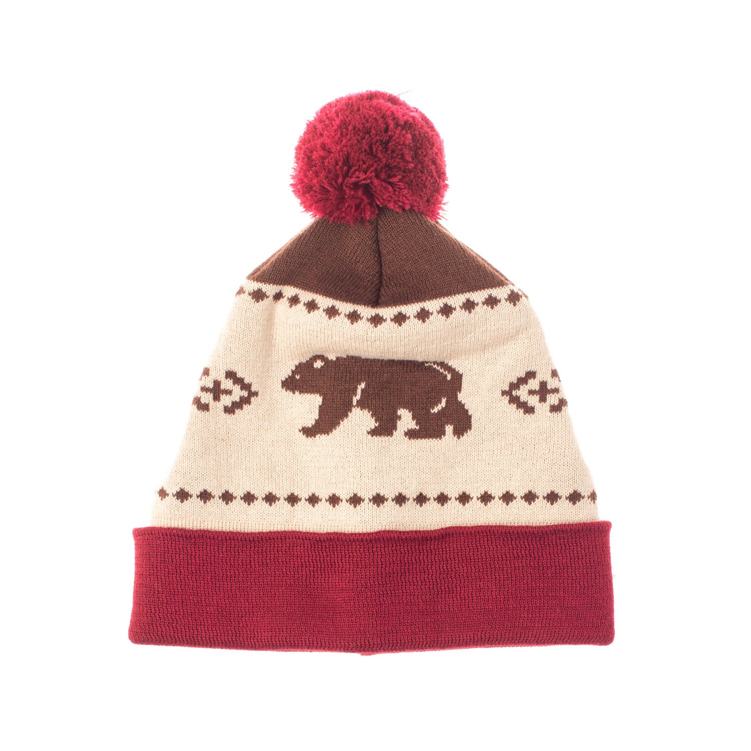 Čepice Grizly červená Fusakle