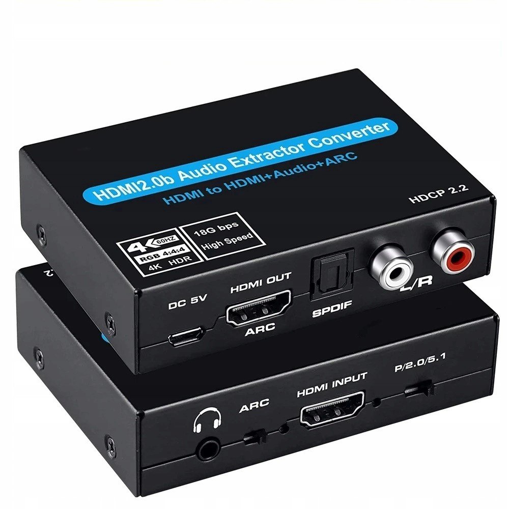 Hdmi 2.0 Toslink Konvertor Arc 5.1 Hdcp