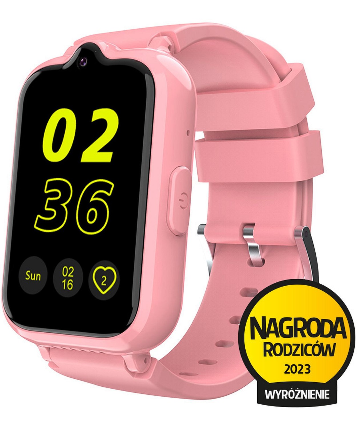 Dětské chytré hodinky Manta Junior Joy 4G růžové