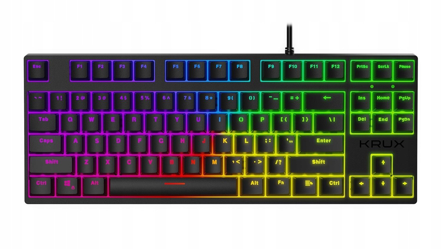 Mechanická klávesnice Krux Atax Pro Rgb Gateron Red (KRX0081) pro hráče