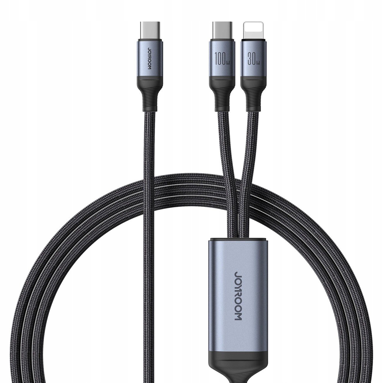 Rychlá řada Joyroom SA21-1T2 Usb-c Usb-c Lightning 100W kabel 2v1