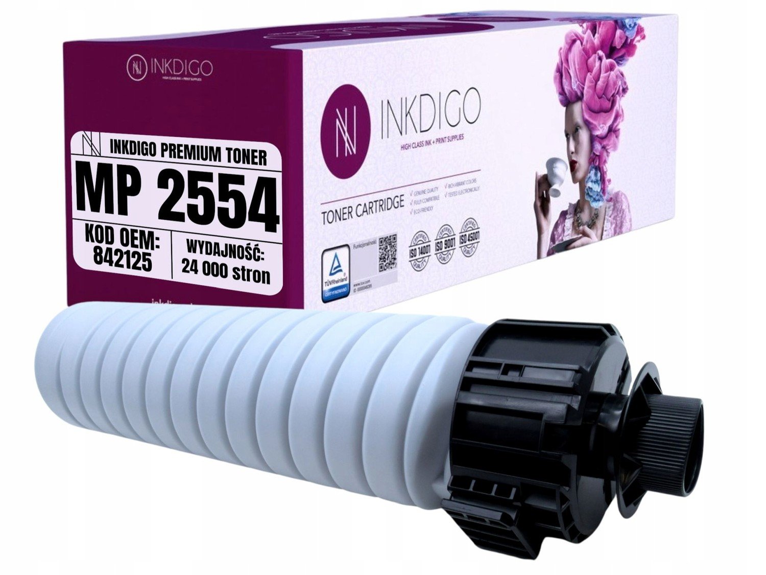 Toner náhradní 841993 pro tiskárny Ricoh Mp 2555 3055 3554 IM 2500 3000