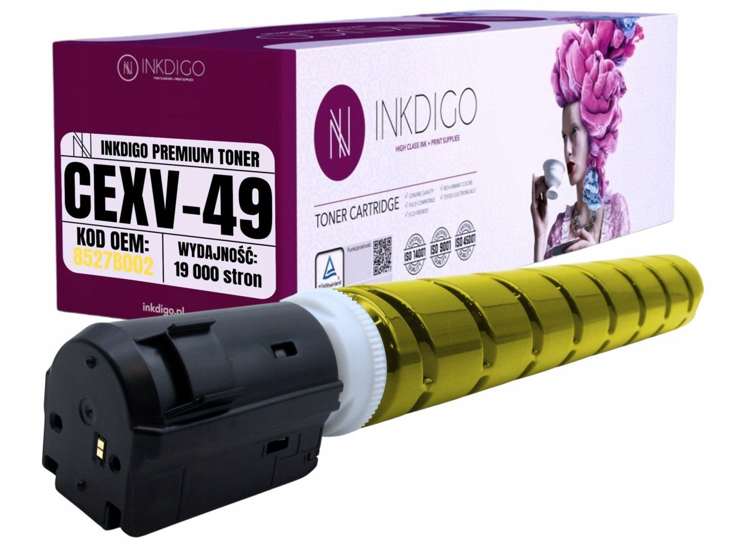 Toner náhradní CEXV49Y pro tiskárny Canon Ir Advance DX C 3720 3725 3730