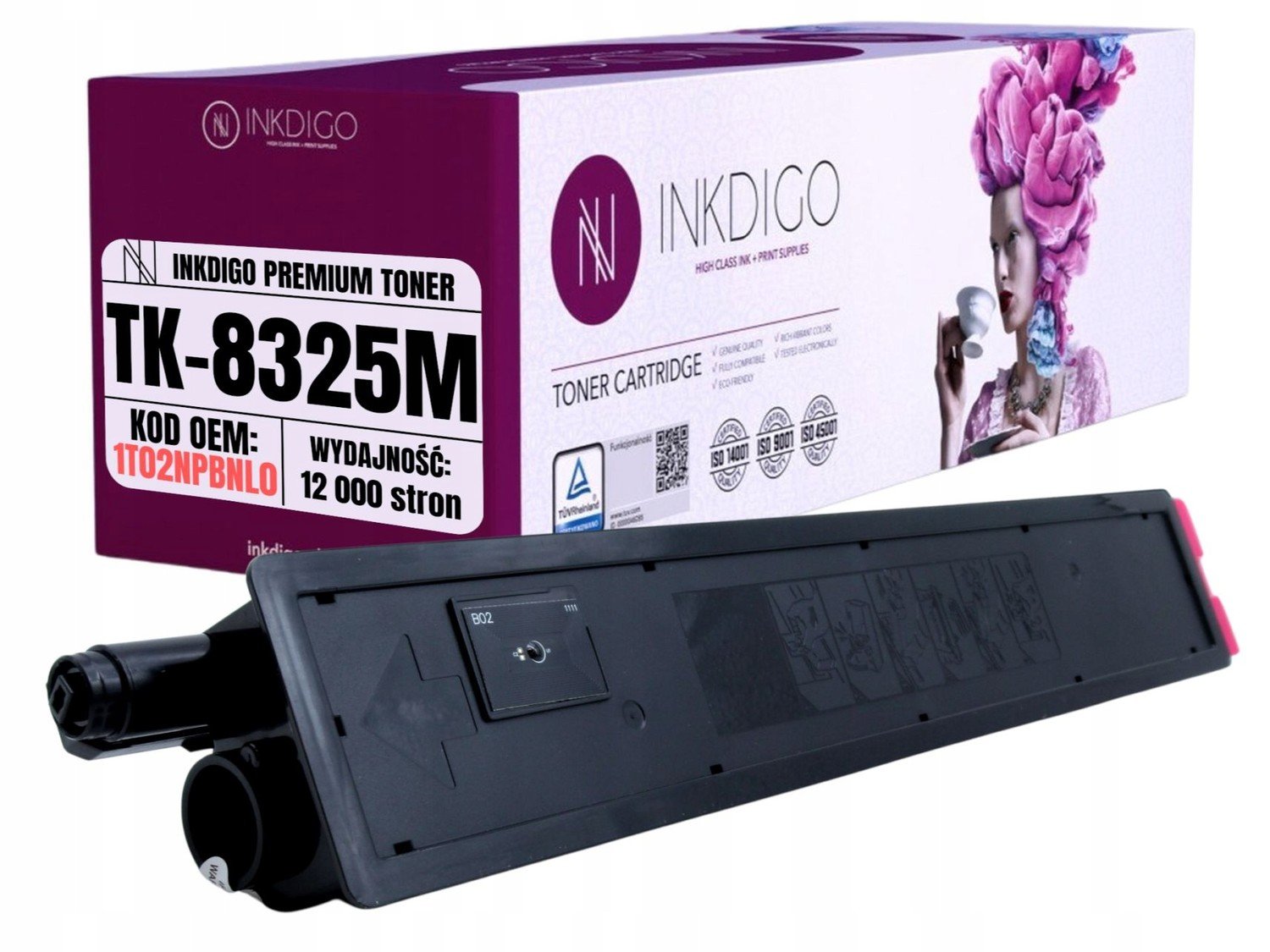 Toner do tiskáren Kyocera TASKalfa 2551ci náhradní TK8325M 1T02NPBNL0